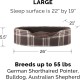 FurHaven Ultra Plush Oval Pet Bed, Jumbo, Strawberry