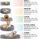 FurHaven Ultra Plush Oval Pet Bed, Jumbo, Strawberry