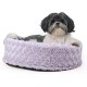 FurHaven Ultra Plush Oval Pet Bed, Jumbo, Strawberry