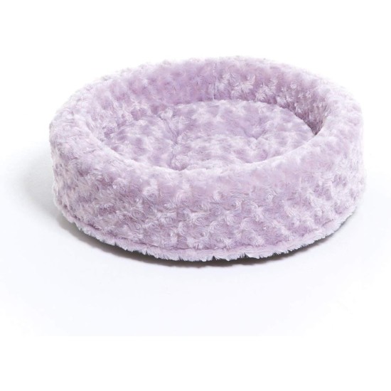 FurHaven Ultra Plush Oval Pet Bed, Jumbo, Strawberry FurHaven Ultra Plush Oval Pet Bed, Jumbo, Strawberry
