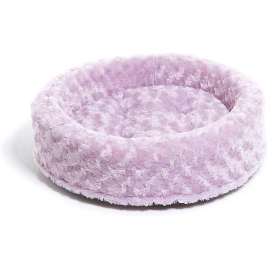 FurHaven Ultra Plush Oval Pet Bed, Jumbo, Strawberry FurHaven Ultra Plush Oval Pet Bed, Jumbo, Strawberry