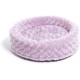 FurHaven Ultra Plush Oval Pet Bed, Jumbo, Strawberry