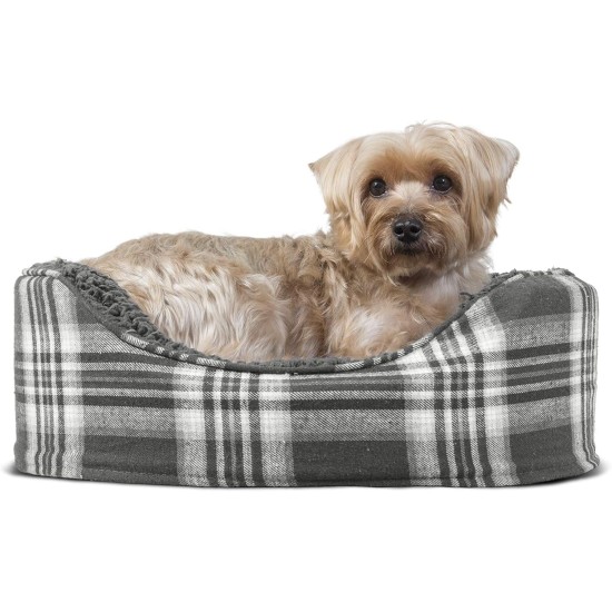 FurHaven Ultra Plush Oval Pet Bed, Jumbo, Strawberry FurHaven Ultra Plush Oval Pet Bed, Jumbo, Strawberry