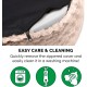 FurHaven Ultra Plush Oval Pet Bed, Jumbo, Strawberry
