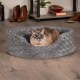 FurHaven Ultra Plush Oval Pet Bed, Jumbo, Strawberry