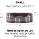 FurHaven Ultra Plush Oval Pet Bed, Jumbo, Strawberry