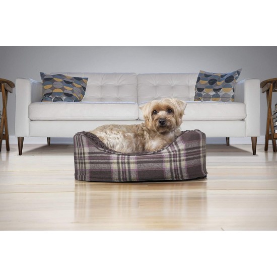 FurHaven Ultra Plush Oval Pet Bed, Jumbo, Strawberry FurHaven Ultra Plush Oval Pet Bed, Jumbo, Strawberry