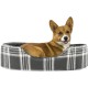 FurHaven Ultra Plush Oval Pet Bed, Jumbo, Strawberry