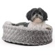 FurHaven Ultra Plush Oval Pet Bed, Jumbo, Strawberry