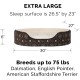 FurHaven Ultra Plush Oval Pet Bed, Jumbo, Strawberry