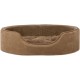 FurHaven Ultra Plush Oval Pet Bed, Jumbo, Strawberry