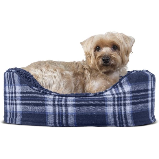FurHaven Ultra Plush Oval Pet Bed, Jumbo, Strawberry FurHaven Ultra Plush Oval Pet Bed, Jumbo, Strawberry