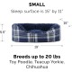 FurHaven Ultra Plush Oval Pet Bed, Jumbo, Strawberry