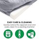 Furhaven Cat Bed for Indoor Cats, Washable with Removable Bolsters, for Pets up to 4.1 kg - Plush & Diamond Print Cuddle Mat - Grey, Small Furhaven Cat Bed for Indoor Cats, Washable with Removable Bolsters, for Pets up to 4.1 kg - Plush & Diamond Print Cuddle Mat - Grey, Small