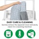 Furhaven Cat Bed for Indoor Cats, Washable with Removable Bolsters, for Pets up to 4.1 kg - Plush & Diamond Print Cuddle Mat - Grey, Small Furhaven Cat Bed for Indoor Cats, Washable with Removable Bolsters, for Pets up to 4.1 kg - Plush & Diamond Print Cuddle Mat - Grey, Small