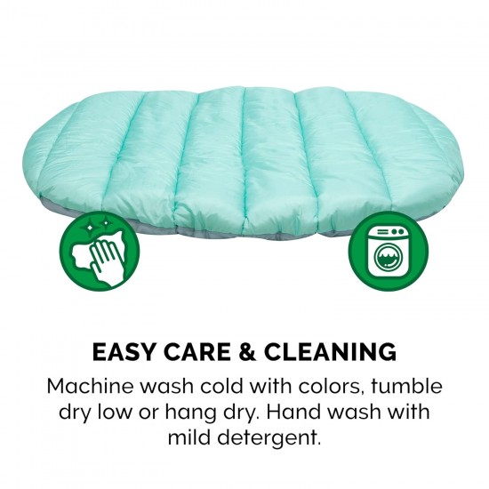 Furhaven Cat Bed for Indoor Cats, Washable with Removable Bolsters, for Pets up to 4.1 kg - Plush & Diamond Print Cuddle Mat - Grey, Small Furhaven Cat Bed for Indoor Cats, Washable with Removable Bolsters, for Pets up to 4.1 kg - Plush & Diamond Print Cuddle Mat - Grey, Small