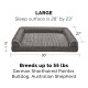 Furhaven Cat Bed for Indoor Cats, Washable with Removable Bolsters, for Pets up to 4.1 kg - Plush & Diamond Print Cuddle Mat - Grey, Small Furhaven Cat Bed for Indoor Cats, Washable with Removable Bolsters, for Pets up to 4.1 kg - Plush & Diamond Print Cuddle Mat - Grey, Small