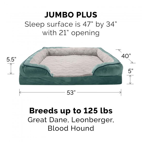 Furhaven Cat Bed for Indoor Cats, Washable with Removable Bolsters, for Pets up to 4.1 kg - Plush & Diamond Print Cuddle Mat - Grey, Small Furhaven Cat Bed for Indoor Cats, Washable with Removable Bolsters, for Pets up to 4.1 kg - Plush & Diamond Print Cuddle Mat - Grey, Small