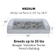 Furhaven Cat Bed for Indoor Cats, Washable with Removable Bolsters, for Pets up to 4.1 kg - Plush & Diamond Print Cuddle Mat - Grey, Small Furhaven Cat Bed for Indoor Cats, Washable with Removable Bolsters, for Pets up to 4.1 kg - Plush & Diamond Print Cuddle Mat - Grey, Small
