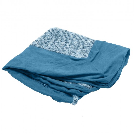 Furhaven Cat Bed for Indoor Cats, Washable with Removable Bolsters, for Pets up to 4.1 kg - Plush & Diamond Print Cuddle Mat - Grey, Small Furhaven Cat Bed for Indoor Cats, Washable with Removable Bolsters, for Pets up to 4.1 kg - Plush & Diamond Print Cuddle Mat - Grey, Small