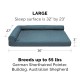 Furhaven Cat Bed for Indoor Cats, Washable with Removable Bolsters, for Pets up to 4.1 kg - Plush & Diamond Print Cuddle Mat - Grey, Small Furhaven Cat Bed for Indoor Cats, Washable with Removable Bolsters, for Pets up to 4.1 kg - Plush & Diamond Print Cuddle Mat - Grey, Small