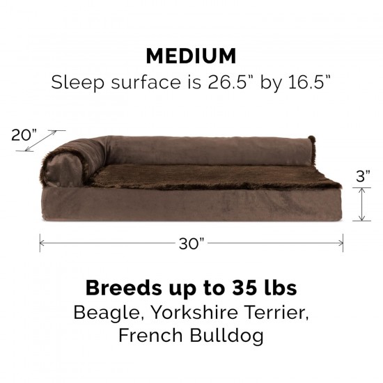 Furhaven Cat Bed for Indoor Cats, Washable with Removable Bolsters, for Pets up to 4.1 kg - Plush & Diamond Print Cuddle Mat - Grey, Small Furhaven Cat Bed for Indoor Cats, Washable with Removable Bolsters, for Pets up to 4.1 kg - Plush & Diamond Print Cuddle Mat - Grey, Small