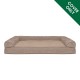 Furhaven Cat Bed for Indoor Cats, Washable with Removable Bolsters, for Pets up to 4.1 kg - Plush & Diamond Print Cuddle Mat - Grey, Small Furhaven Cat Bed for Indoor Cats, Washable with Removable Bolsters, for Pets up to 4.1 kg - Plush & Diamond Print Cuddle Mat - Grey, Small