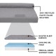 Furhaven Cat Bed for Indoor Cats, Washable with Removable Bolsters, for Pets up to 4.1 kg - Plush & Diamond Print Cuddle Mat - Grey, Small Furhaven Cat Bed for Indoor Cats, Washable with Removable Bolsters, for Pets up to 4.1 kg - Plush & Diamond Print Cuddle Mat - Grey, Small