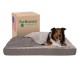 Furhaven Cat Bed for Indoor Cats, Washable with Removable Bolsters, for Pets up to 4.1 kg - Plush & Diamond Print Cuddle Mat - Grey, Small Furhaven Cat Bed for Indoor Cats, Washable with Removable Bolsters, for Pets up to 4.1 kg - Plush & Diamond Print Cuddle Mat - Grey, Small