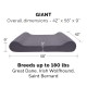 Furhaven Cat Bed for Indoor Cats, Washable with Removable Bolsters, for Pets up to 4.1 kg - Plush & Diamond Print Cuddle Mat - Grey, Small Furhaven Cat Bed for Indoor Cats, Washable with Removable Bolsters, for Pets up to 4.1 kg - Plush & Diamond Print Cuddle Mat - Grey, Small