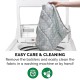 Furhaven Cat Bed for Indoor Cats, Washable with Removable Bolsters, for Pets up to 4.1 kg - Plush & Diamond Print Cuddle Mat - Grey, Small Furhaven Cat Bed for Indoor Cats, Washable with Removable Bolsters, for Pets up to 4.1 kg - Plush & Diamond Print Cuddle Mat - Grey, Small