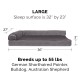 Furhaven Cat Bed for Indoor Cats, Washable with Removable Bolsters, for Pets up to 4.1 kg - Plush & Diamond Print Cuddle Mat - Grey, Small Furhaven Cat Bed for Indoor Cats, Washable with Removable Bolsters, for Pets up to 4.1 kg - Plush & Diamond Print Cuddle Mat - Grey, Small
