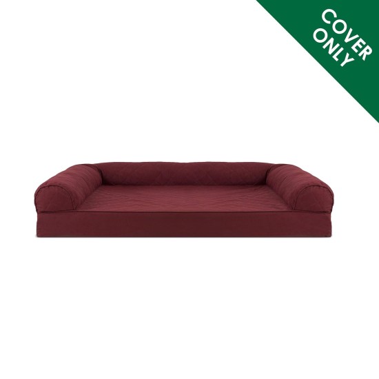 Furhaven Large Memory Foam Dog Bed Plush & Southwest Kilim Decor Sofa-Style w/Removable Washable Cover - Desert Brown, Large Furhaven Large Memory Foam Dog Bed Plush & Southwest Kilim Decor Sofa-Style w/Removable Washable Cover - Desert Brown, Large