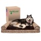 Furhaven Large Memory Foam Dog Bed Plush & Southwest Kilim Decor Sofa-Style w/Removable Washable Cover - Desert Brown, Large Furhaven Large Memory Foam Dog Bed Plush & Southwest Kilim Decor Sofa-Style w/Removable Washable Cover - Desert Brown, Large