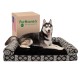 Furhaven Large Memory Foam Dog Bed Plush & Southwest Kilim Decor Sofa-Style w/Removable Washable Cover - Desert Brown, Large Furhaven Large Memory Foam Dog Bed Plush & Southwest Kilim Decor Sofa-Style w/Removable Washable Cover - Desert Brown, Large