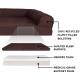 Furhaven Large Memory Foam Dog Bed Plush & Southwest Kilim Decor Sofa-Style w/Removable Washable Cover - Desert Brown, Large Furhaven Large Memory Foam Dog Bed Plush & Southwest Kilim Decor Sofa-Style w/Removable Washable Cover - Desert Brown, Large