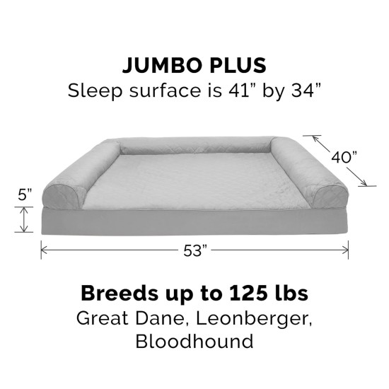 Furhaven Large Memory Foam Dog Bed Plush & Southwest Kilim Decor Sofa-Style w/Removable Washable Cover - Desert Brown, Large Furhaven Large Memory Foam Dog Bed Plush & Southwest Kilim Decor Sofa-Style w/Removable Washable Cover - Desert Brown, Large