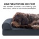 Furhaven Large Memory Foam Dog Bed Plush & Southwest Kilim Decor Sofa-Style w/Removable Washable Cover - Desert Brown, Large Furhaven Large Memory Foam Dog Bed Plush & Southwest Kilim Decor Sofa-Style w/Removable Washable Cover - Desert Brown, Large