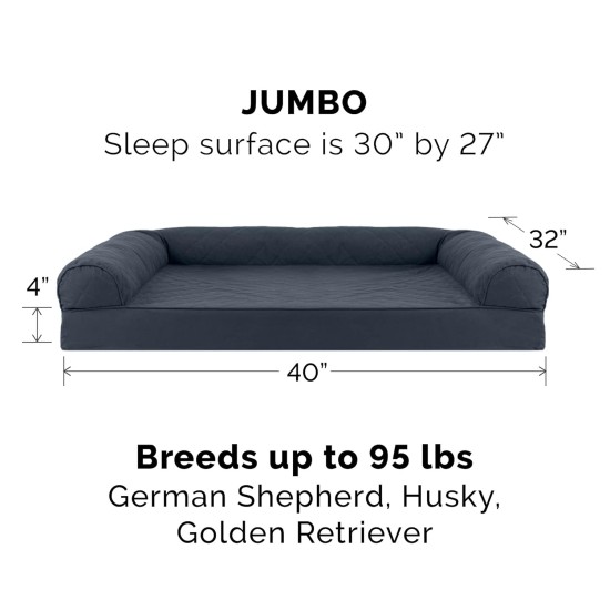 Furhaven Large Memory Foam Dog Bed Plush & Southwest Kilim Decor Sofa-Style w/Removable Washable Cover - Desert Brown, Large Furhaven Large Memory Foam Dog Bed Plush & Southwest Kilim Decor Sofa-Style w/Removable Washable Cover - Desert Brown, Large