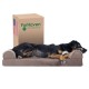 Furhaven Large Memory Foam Dog Bed Plush & Southwest Kilim Decor Sofa-Style w/Removable Washable Cover - Desert Brown, Large Furhaven Large Memory Foam Dog Bed Plush & Southwest Kilim Decor Sofa-Style w/Removable Washable Cover - Desert Brown, Large