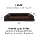 Furhaven Large Memory Foam Dog Bed Plush & Southwest Kilim Decor Sofa-Style w/Removable Washable Cover - Desert Brown, Large Furhaven Large Memory Foam Dog Bed Plush & Southwest Kilim Decor Sofa-Style w/Removable Washable Cover - Desert Brown, Large