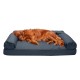 Furhaven Large Memory Foam Dog Bed Plush & Southwest Kilim Decor Sofa-Style w/Removable Washable Cover - Desert Brown, Large Furhaven Large Memory Foam Dog Bed Plush & Southwest Kilim Decor Sofa-Style w/Removable Washable Cover - Desert Brown, Large