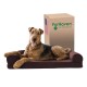 Furhaven Large Memory Foam Dog Bed Plush & Southwest Kilim Decor Sofa-Style w/Removable Washable Cover - Desert Brown, Large Furhaven Large Memory Foam Dog Bed Plush & Southwest Kilim Decor Sofa-Style w/Removable Washable Cover - Desert Brown, Large