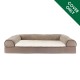 Furhaven Large Memory Foam Dog Bed Plush & Southwest Kilim Decor Sofa-Style w/Removable Washable Cover - Desert Brown, Large Furhaven Large Memory Foam Dog Bed Plush & Southwest Kilim Decor Sofa-Style w/Removable Washable Cover - Desert Brown, Large