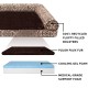 Furhaven Large Memory Foam Dog Bed Plush & Southwest Kilim Decor Sofa-Style w/Removable Washable Cover - Desert Brown, Large Furhaven Large Memory Foam Dog Bed Plush & Southwest Kilim Decor Sofa-Style w/Removable Washable Cover - Desert Brown, Large