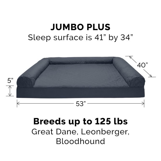 Furhaven Large Memory Foam Dog Bed Plush & Southwest Kilim Decor Sofa-Style w/Removable Washable Cover - Desert Brown, Large Furhaven Large Memory Foam Dog Bed Plush & Southwest Kilim Decor Sofa-Style w/Removable Washable Cover - Desert Brown, Large