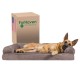 Furhaven Large Memory Foam Dog Bed Plush & Southwest Kilim Decor Sofa-Style w/Removable Washable Cover - Desert Brown, Large Furhaven Large Memory Foam Dog Bed Plush & Southwest Kilim Decor Sofa-Style w/Removable Washable Cover - Desert Brown, Large