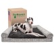 Furhaven Large Memory Foam Dog Bed Plush & Southwest Kilim Decor Sofa-Style w/Removable Washable Cover - Desert Brown, Large Furhaven Large Memory Foam Dog Bed Plush & Southwest Kilim Decor Sofa-Style w/Removable Washable Cover - Desert Brown, Large