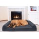 Furhaven Large Memory Foam Dog Bed Plush & Southwest Kilim Decor Sofa-Style w/Removable Washable Cover - Desert Brown, Large Furhaven Large Memory Foam Dog Bed Plush & Southwest Kilim Decor Sofa-Style w/Removable Washable Cover - Desert Brown, Large