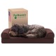 Furhaven Large Memory Foam Dog Bed Plush & Southwest Kilim Decor Sofa-Style w/Removable Washable Cover - Desert Brown, Large Furhaven Large Memory Foam Dog Bed Plush & Southwest Kilim Decor Sofa-Style w/Removable Washable Cover - Desert Brown, Large